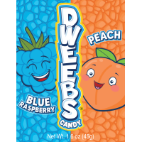 DWEEBS SOUR - Peach & Blue Raspberry - 45g