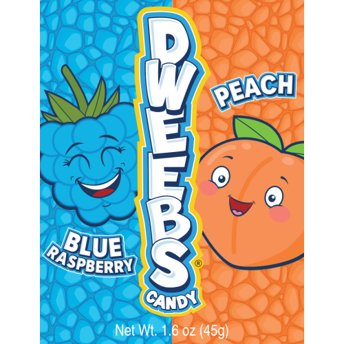 DWEEBS SOUR - Peach & Blue Raspberry - 45g